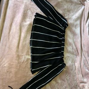 Kendall and Kylie striped long sleeve